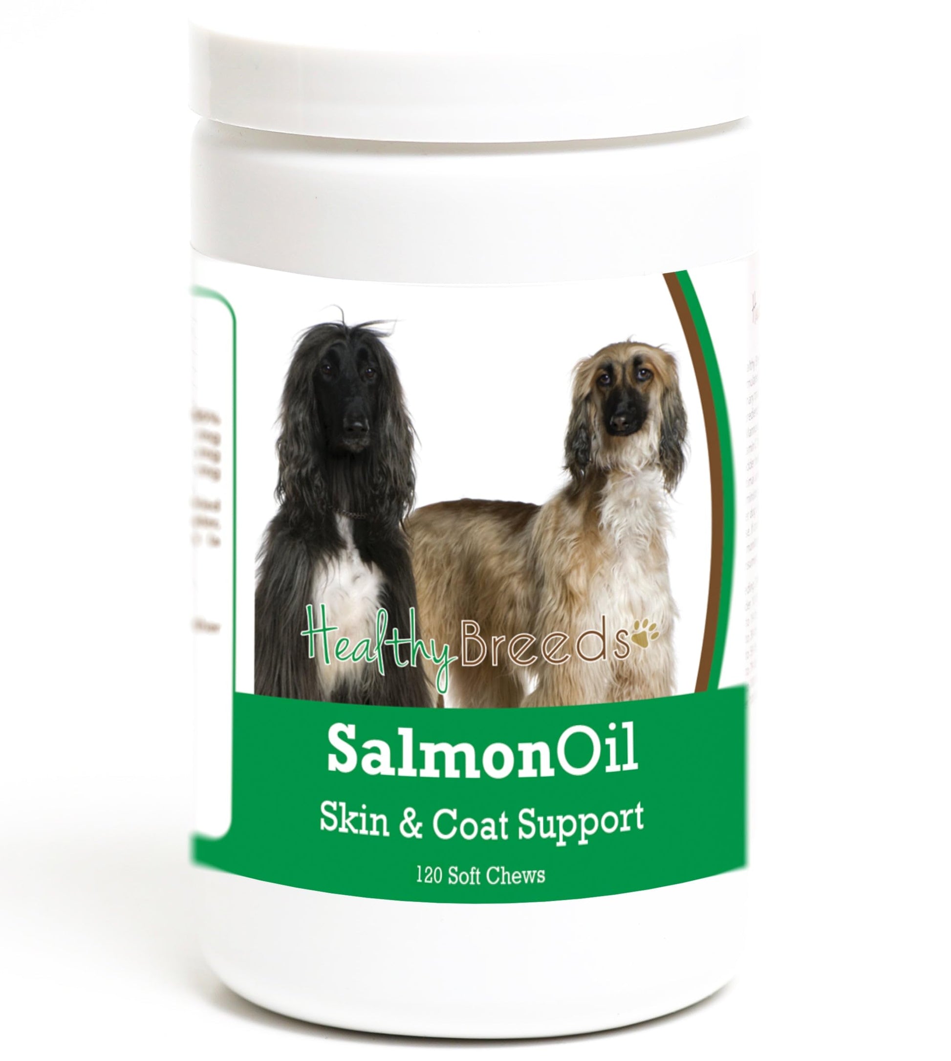 Healthy Breeds Afghan Hound Salmon Oil Soft Chews 120 Count