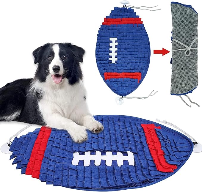 Pet Snuffle Mat for Dogs, Dog Nosework Feeding Mat, Interactive Dog Puzzle Toys, Enrichment Pet Foraging Mat Slow Feeder,Portable Indoor/Outdoor Pet Training Mat for Stress Relief