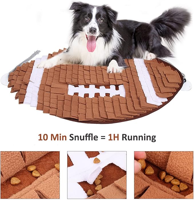 Pet Snuffle Mat for Dogs, Dog Nosework Feeding Mat, Interactive Dog Puzzle Toys, Enrichment Pet Foraging Mat Slow Feeder,Portable Indoor/Outdoor Pet Training Mat for Stress Relief