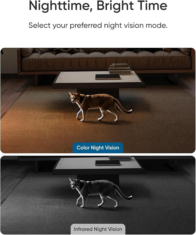 eufy Security 4K Indoor Camera E30-No Subscription,Work as Pet Camera,Nanny/Baby Monitor,360° Pan&Tilt,AI Auto Tracking,AI Detection,24/7 Recording,Color Night Vision,Two-Way Audio,Works with HomeKit