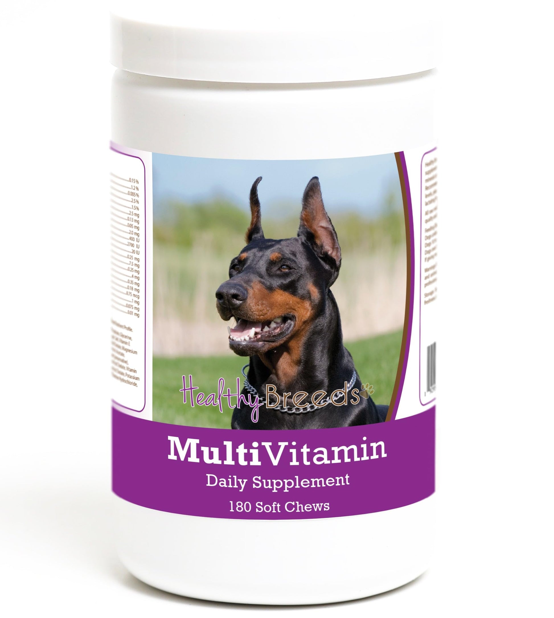 Healthy Breeds Doberman Pinscher Multivitamin Soft Chew for Dogs 180 Count