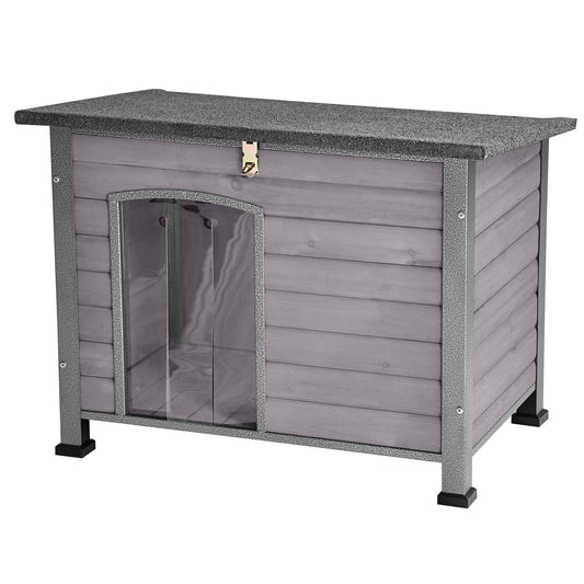 Indoor Outdoor Dog House,Anti-Chewing Iron Frame Dog Kennel - Image 1