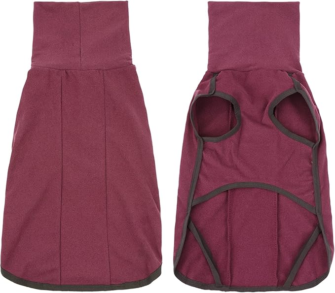 Dog Sweater Pullover Cold Weather Vest for Dogs Dog Sweatshirt & Jacket for Indoor and Outdoor Use (XX-Large, Wine red)