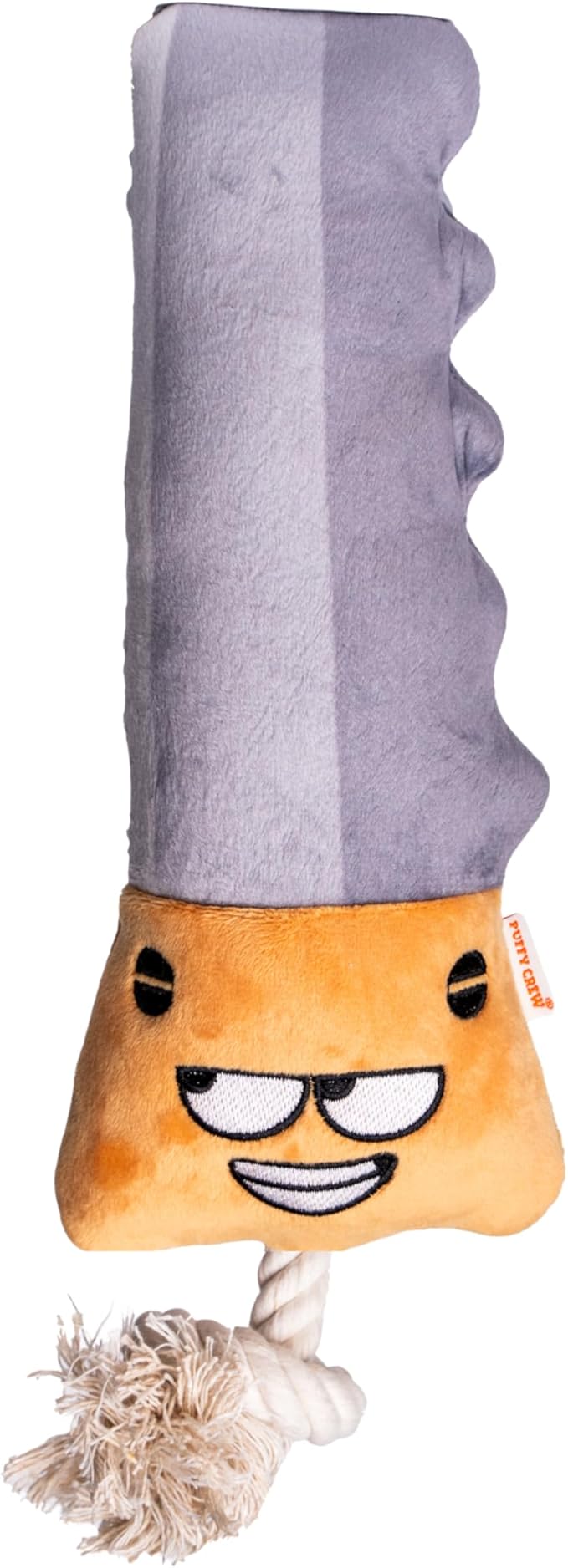 Squeaky Dog Plush Toy, Tools Bite_Stick Collection, 12", for Various Sized Dogs (Hand Saw, Large)