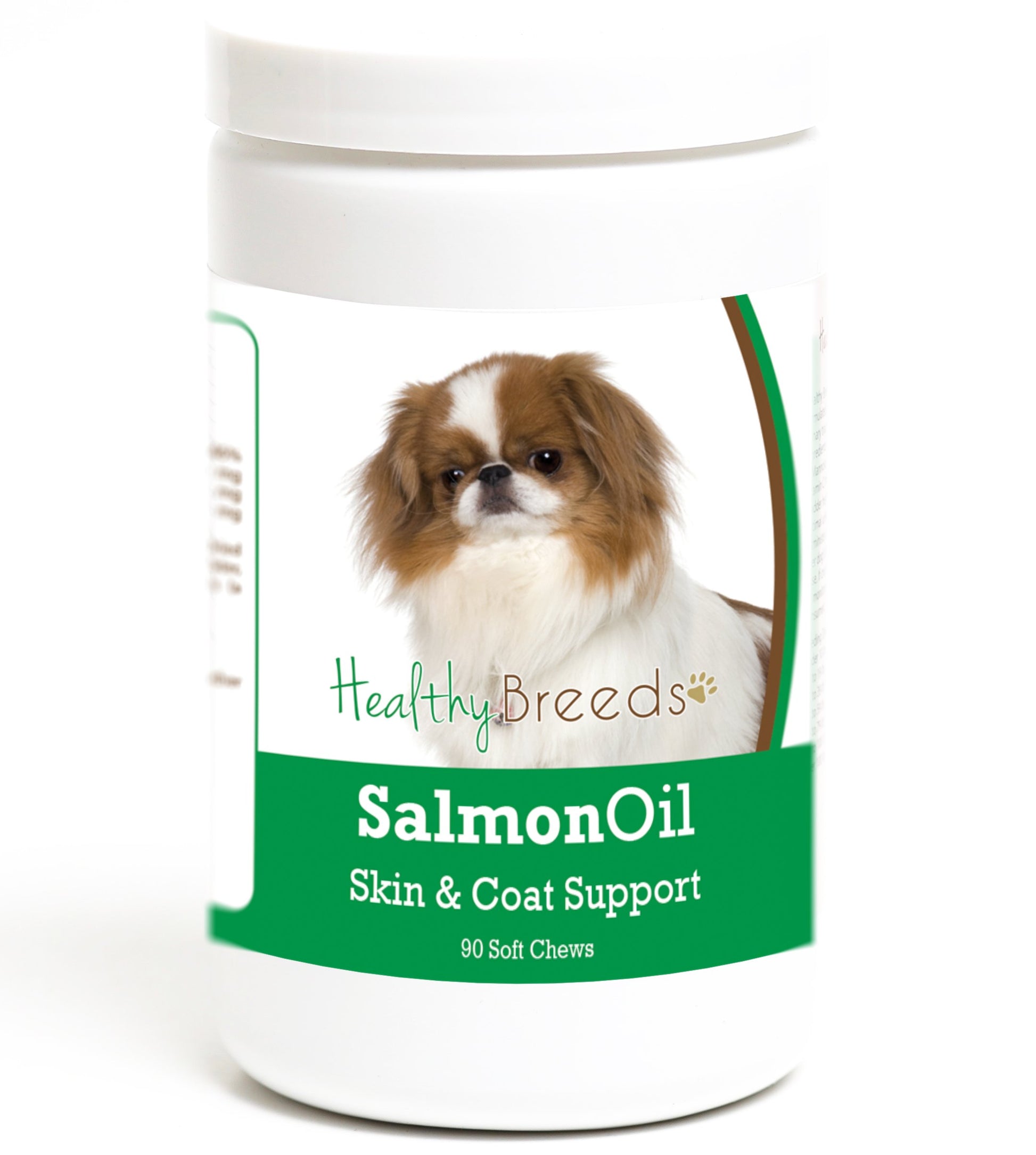 Healthy Breeds Japanese Chin Salmon Oil Soft Chews 90 Count