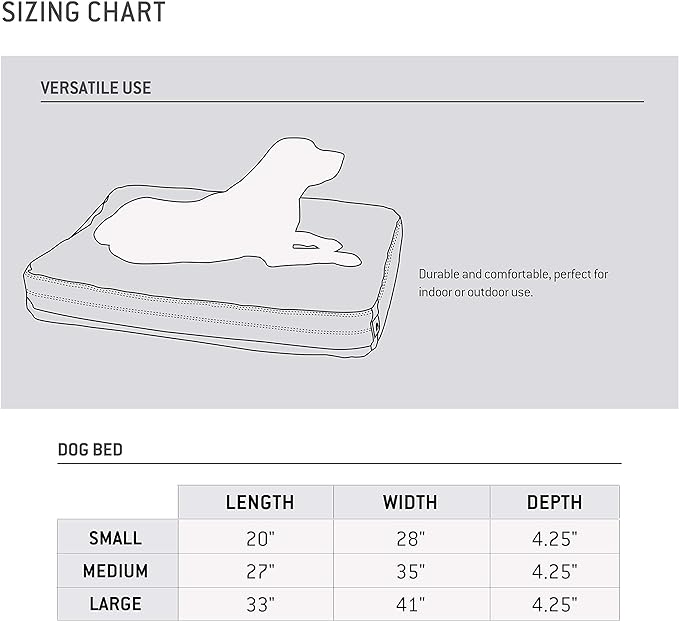 Carhartt Durable Canvas Pet Bed, Water Resistant Firm Duck Dog Bed, Carhartt Brown (Sherpa Top), Medium