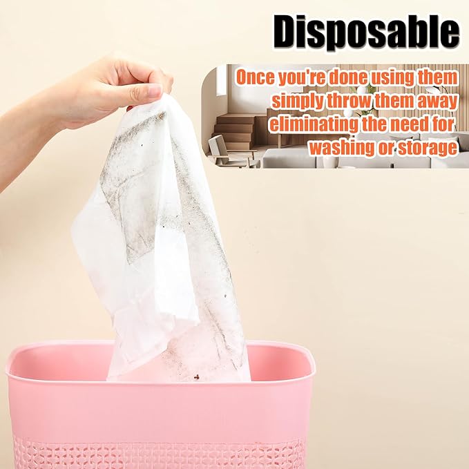 200 Counts Sweeper Wet Mopping Cloths Compatible with Swiffer 17.7'' x 11.8'' Large Wet Mop Pads Refills XL Disposable Floor Wipes Duster for Sweeping Scrubbing Cleaning Wood Hardwood Tile