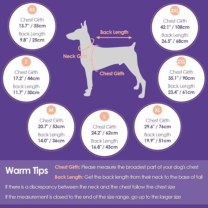 SUNFURA Dog Jacket, Large Dog Coat with Harness Built in, Warm Pet Winter Jacket Zippered Snow Coat with Furry Collar, Waterproof Fleece Snowsuit for French Bulldog, Hot Pink L