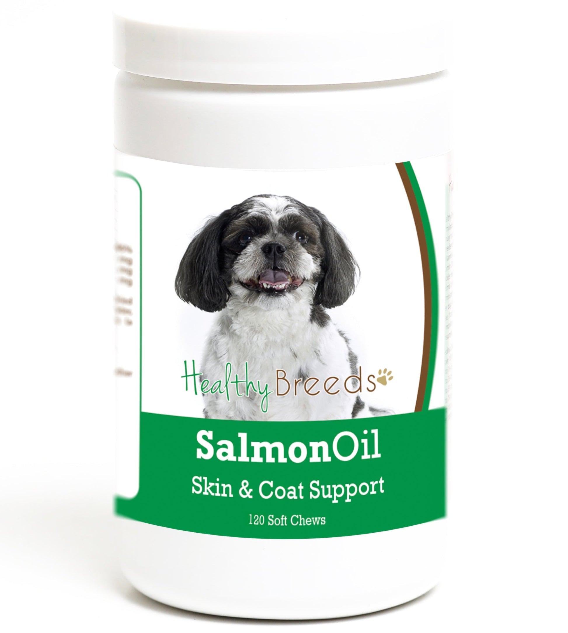 Healthy Breeds Shih-Poo Salmon Oil Soft Chews 120 Count