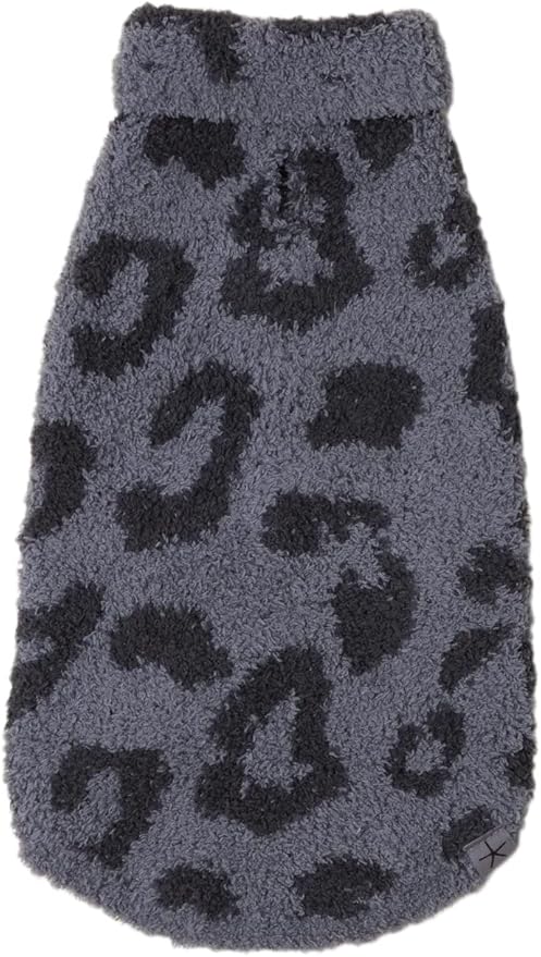 Barefoot Dreams® CozyChic® Barefoot in the Wild Pet Sweater, Graphite-Carbon, Medium