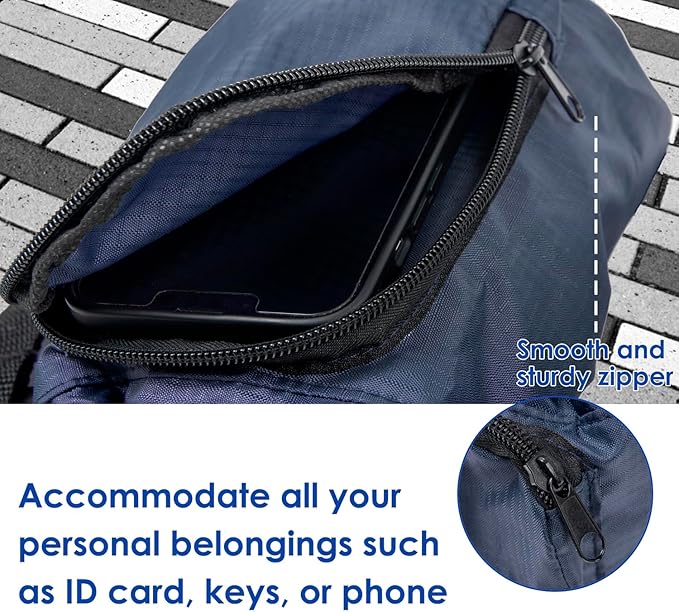 Trail maker Water Bottle Carrier Bag with Strap, Phone Pocket for Walking, Runs, Bike, Stainless Steel, Glass, Plastic