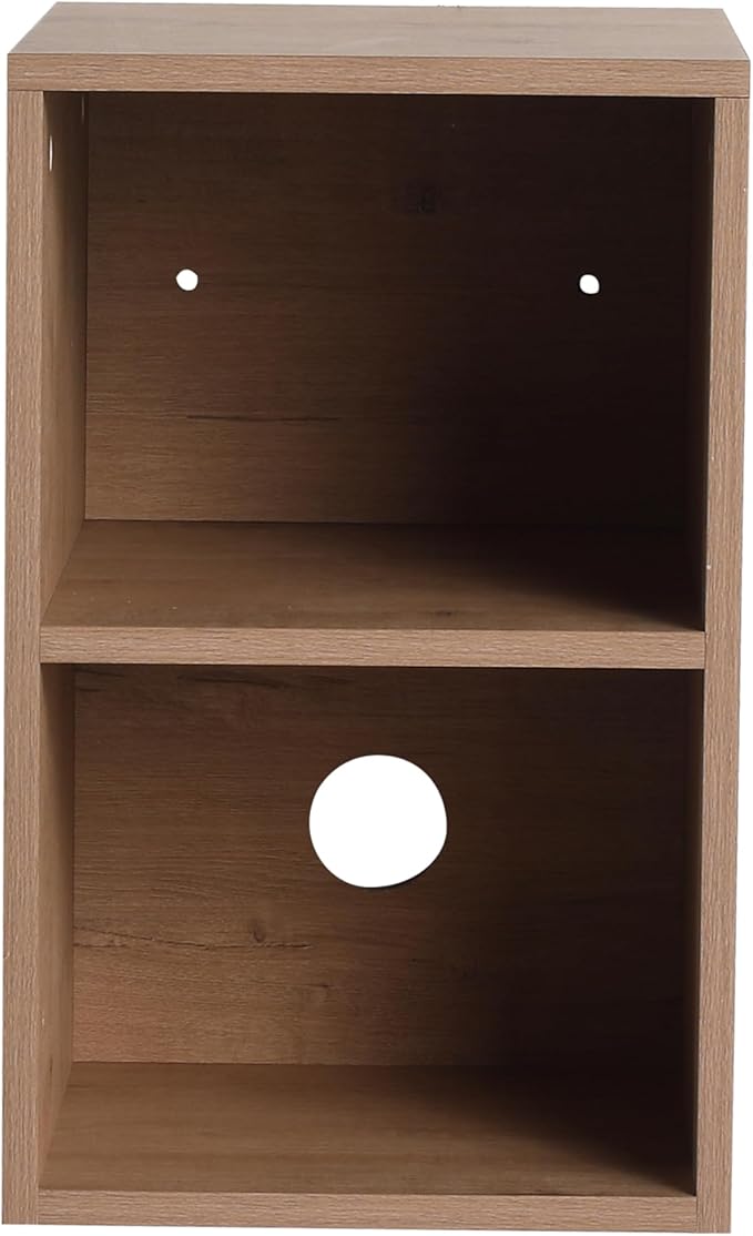 Wall-Mounted Bathroom Sink Vanity Set with White Ceramic Sink and Soft-Close Doors with Side Cabinet. (28'')