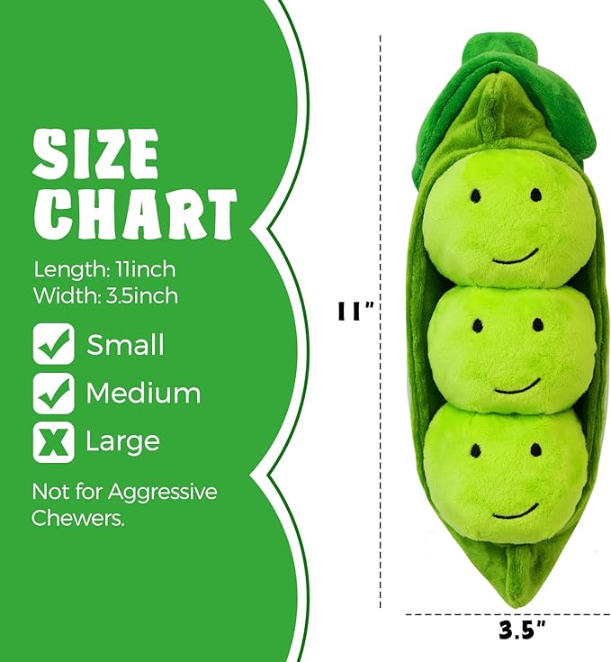 Hide and Seek Dog Toys, Interactive Squeaky Plush Puzzle Toy with Crinkle, Dog Enrichment Toys for Boredom & Stimulation, for Small Medium Dogs, Non-Aggressive Chewers(Pea Balls, Pack of 3)
