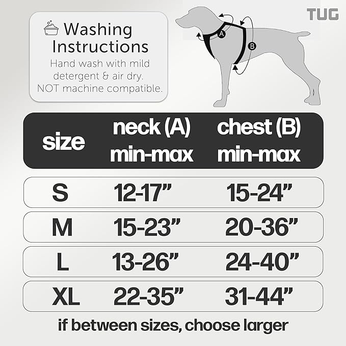 TUG Grab Dog Harness | Integrated Traffic Leash Magnetically Attached for Quick Control (Medium/Green)