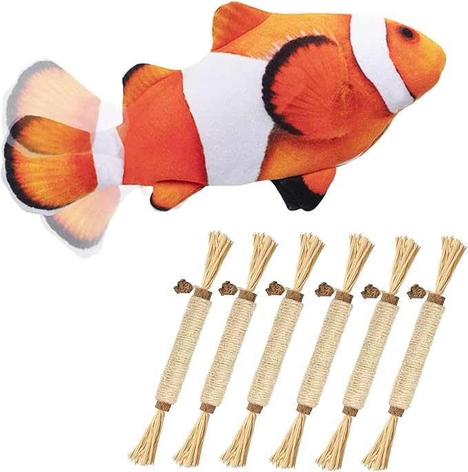 Tocirelo Silvervine Sticks for Cats & Cat Toys for Bored Indoor Adult Cats