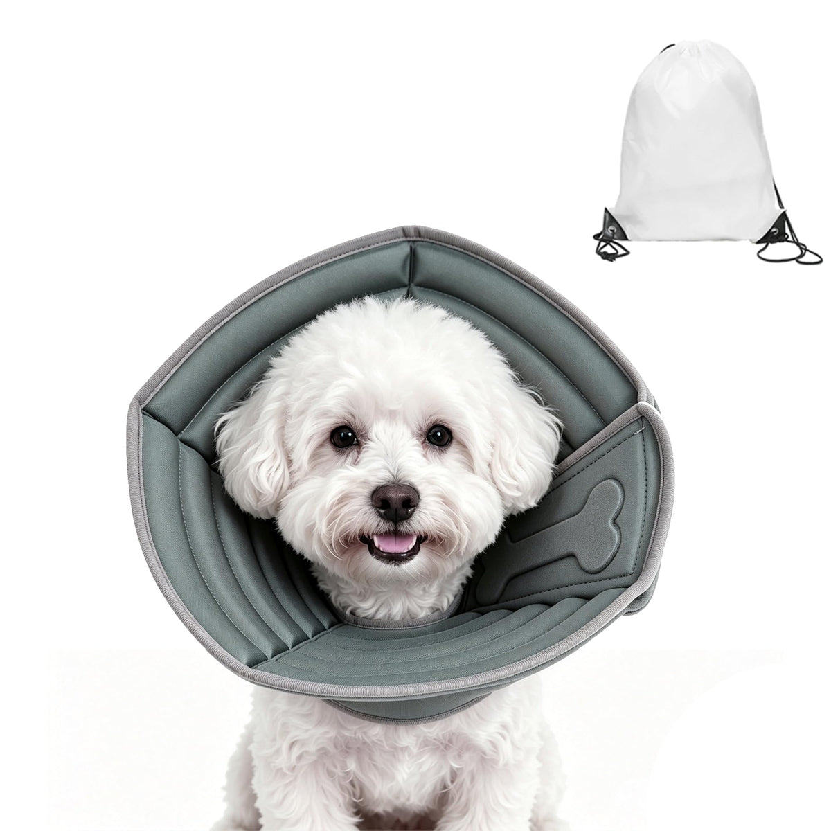Soft Dog Cone Collar for Recovery Adjustable E-Collar - Image 1