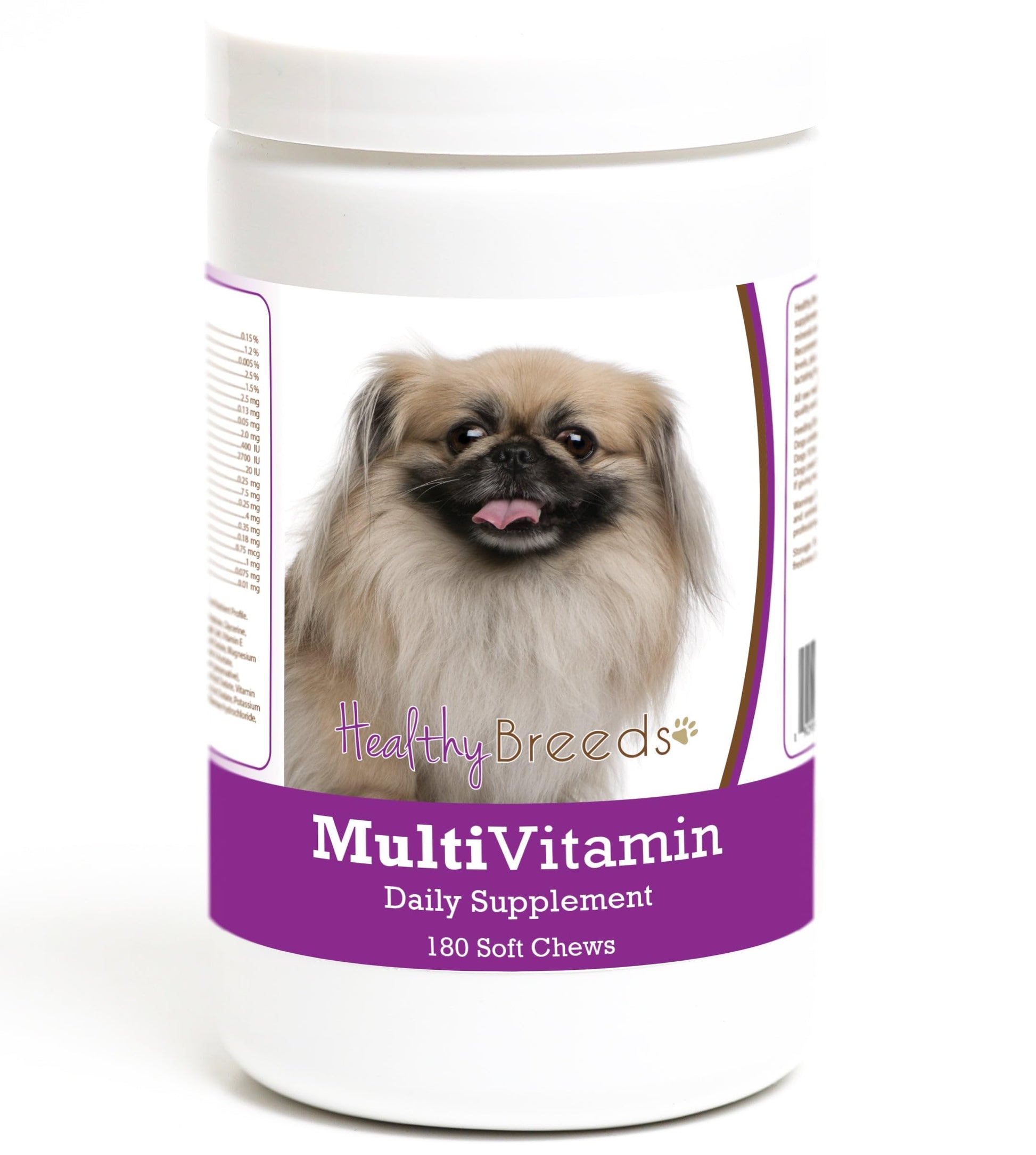 Healthy Breeds Pekingese Multivitamin Soft Chew for Dogs 180 Count