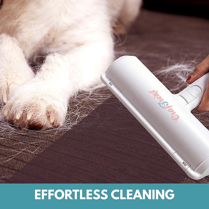 CrafTreat Reusable Pet Hair Remover Roller for Furniture & Couch, Dog and Cat Fur Removal Tool, Lint Roller for Sofa, Car Seats, Bedding & Clothes