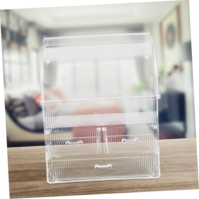 Happyyami Makeup Organizer Large Acrylic Storage Box Desktop Cosmetic Organizer Drawer Storage