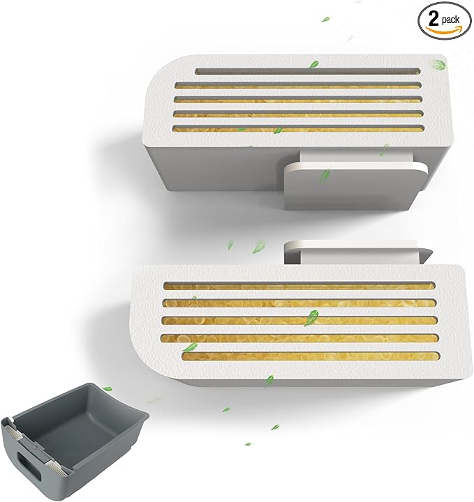 Fragrance Boxes for Cumrige, Deodorizer for Cumrige Self Cleaning Litter Box, Odor Eliminator Compatible with Fumoi Automatic Cat Litter Box, Grass Pomelo Scent