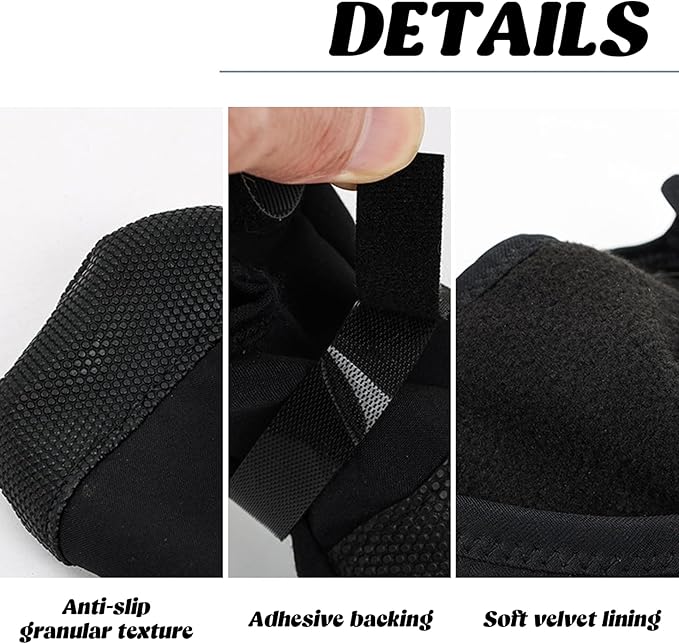 Dog Booties to Prevent Licking Protective Comfort Dog Shoes with Adjustable Strap Waterproof for Outdoor Indoor, Extra Large