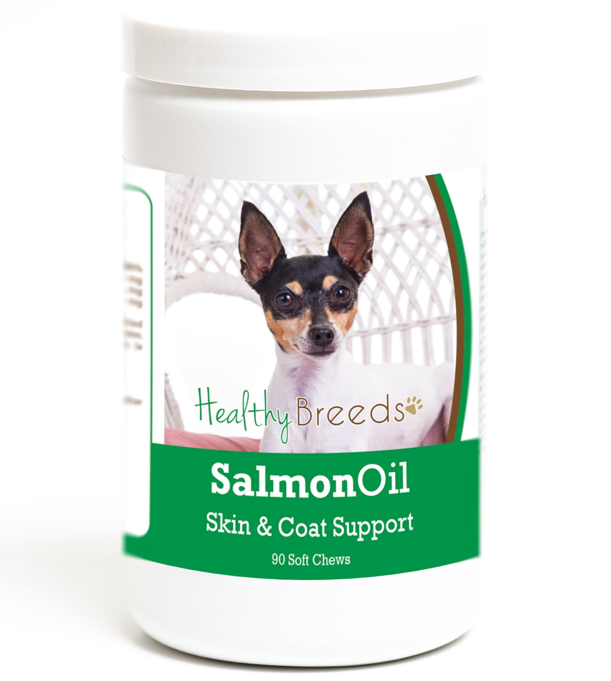 Healthy Breeds Toy Fox Terrier Salmon Oil Soft Chews 90 Count