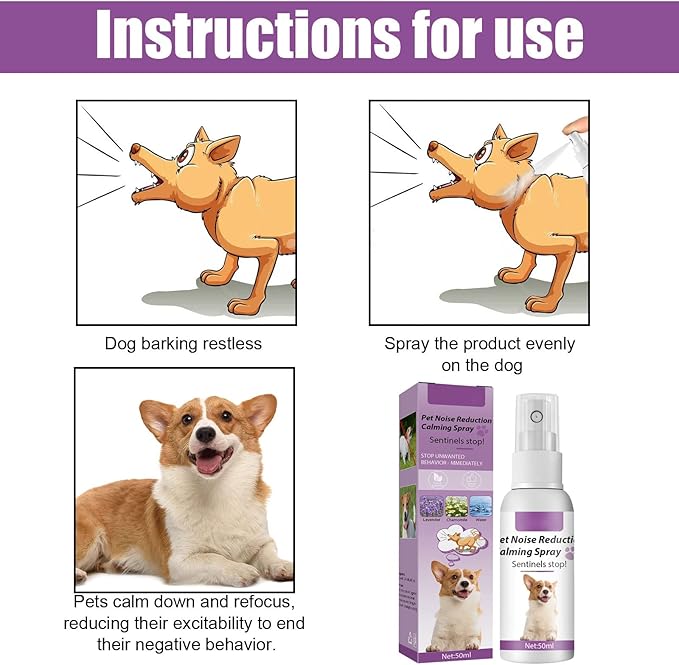 Ankexin Dog Calming Pheromone 50ml Effective Calm & Comfort Dogs During Travel Vet Visits and Stressful