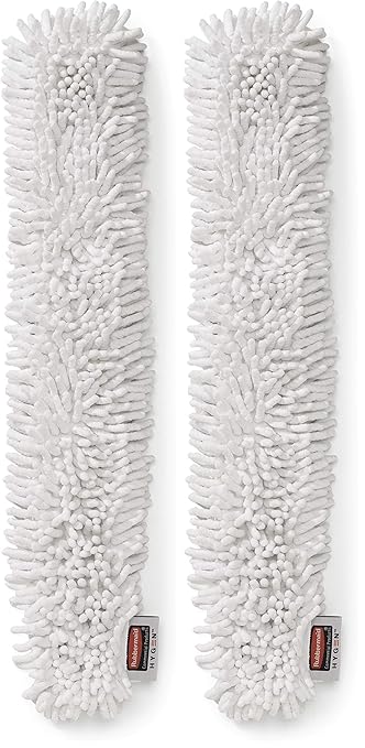 Rubbermaid Commercial Products HYGEN Flexible Microfiber Dusting Cover/Sleeve, 20 inch, White, for Janitorial/Professional Cleaning/Dusting/Wiping of Hard to Reach Surfaces (Pack of 2)