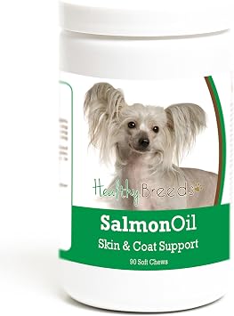 Healthy Breeds Chinese Crested Salmon Oil Soft Chews 90 Count