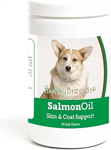 Healthy Breeds Cardigan Welsh Corgi Salmon Oil Soft Chews 90 Count
