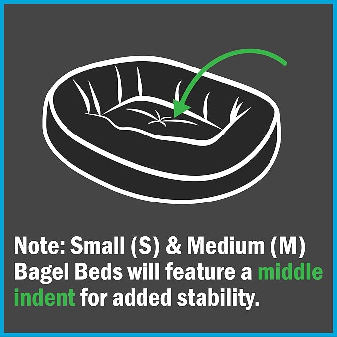Majestic Pet 24 Inch Suede Calming Dog Bed Washable 24x19x7 (Inch) – Cozy Soft Round Donut Dog Bed with Spine Support for Dogs to Rest Their Head - Pet Bed Small – Chocolate (2025)