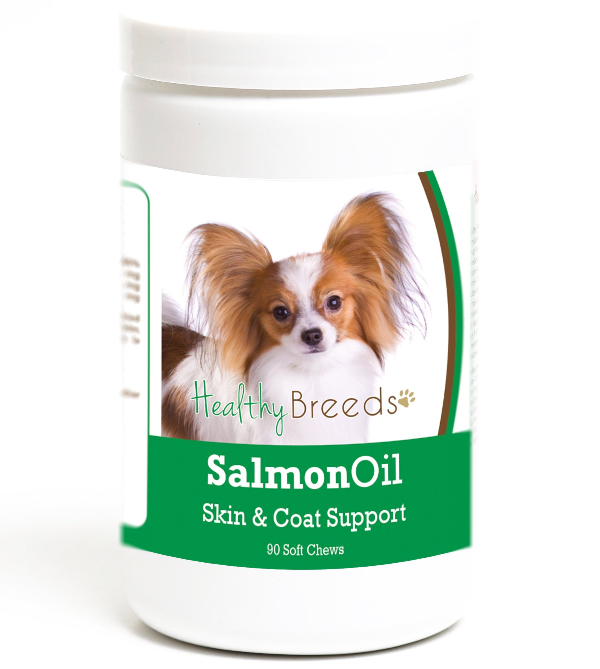 Healthy Breeds Papillon Salmon Oil Soft Chews 90 Count
