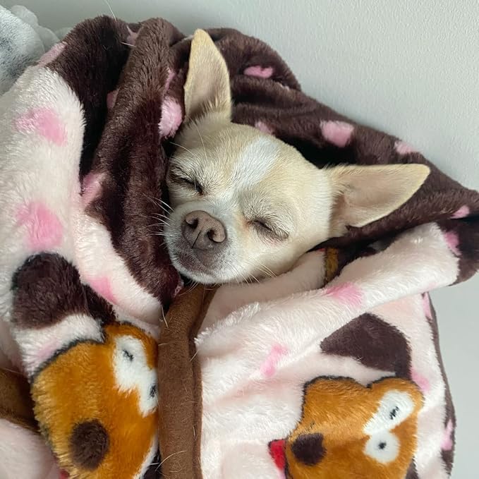 Dog Blanket - Soft Fleece Pet Blanket for Couch and Bed Protection