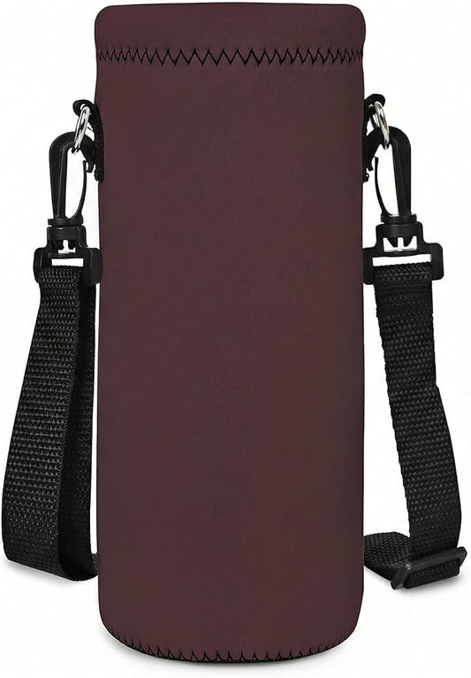 AUPET Water Bottle Bag Carrier,24oz/32oz Insulated Neoprene bottle Sling Holder Case Pouch Cover for 1000ML/750ML Bottles with Shoulder Strap for walking