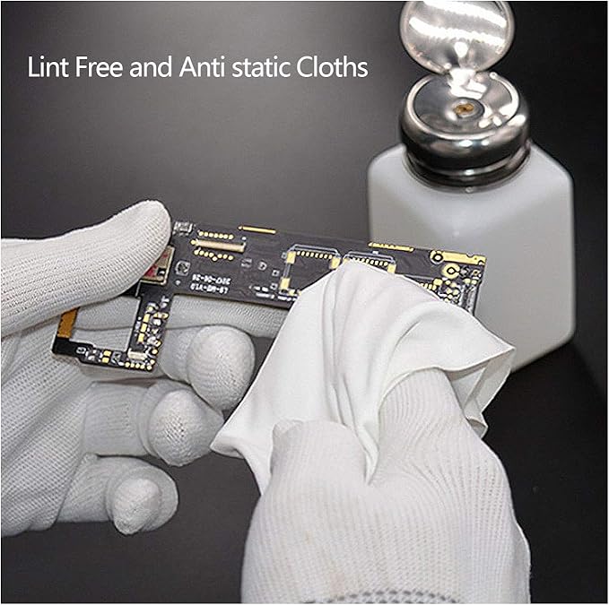 AAwipes Knitted Microfiber Cleanroom Wipers 9"x9" Ultrafine and Polyester Cloths