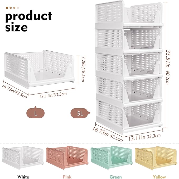 How Do I Organize Closets and Drawers With Colorful Storage Bins?