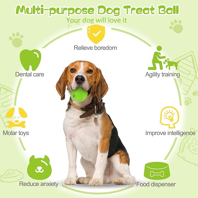 HIPPIH Dog Puzzle Toy for Aggressive Chewers