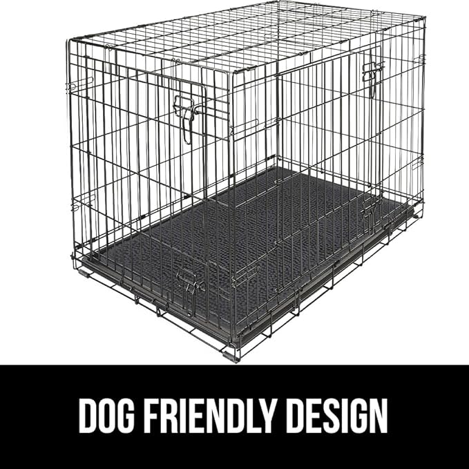 GORILLA GRIP SoakSTOPPER Dog Door Mat, 48x30 Machine Washable Rug Absorbent Doormat Captures Moisture Mud Dirt, Quick Dry Soft Chenille Entryway Rugs Indoor Entrance Mats for Dog Paws, Charcoal