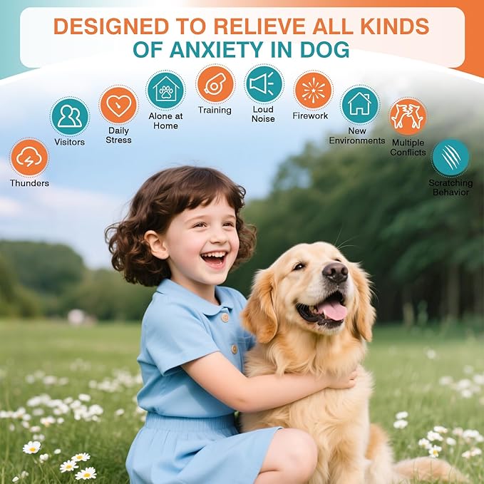 Dog Calming Pheromones Diffuser Advanced Kit Appeasing Pheromone Diffuser for Anxiety Relief Reduce Aggression Fighting Barking Stressto Calm Pet 5 in 1