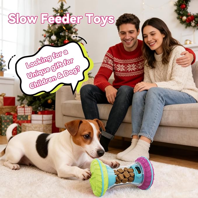Interactive Dog Puzzle Toys for Small Medium Large Breed - Durable Smart Puppy Enrichment Dogs Toy to Keep Them Busy, Mental Brain Stimulation Treat Dispensing Training & Slow Feeder by MateeyLife