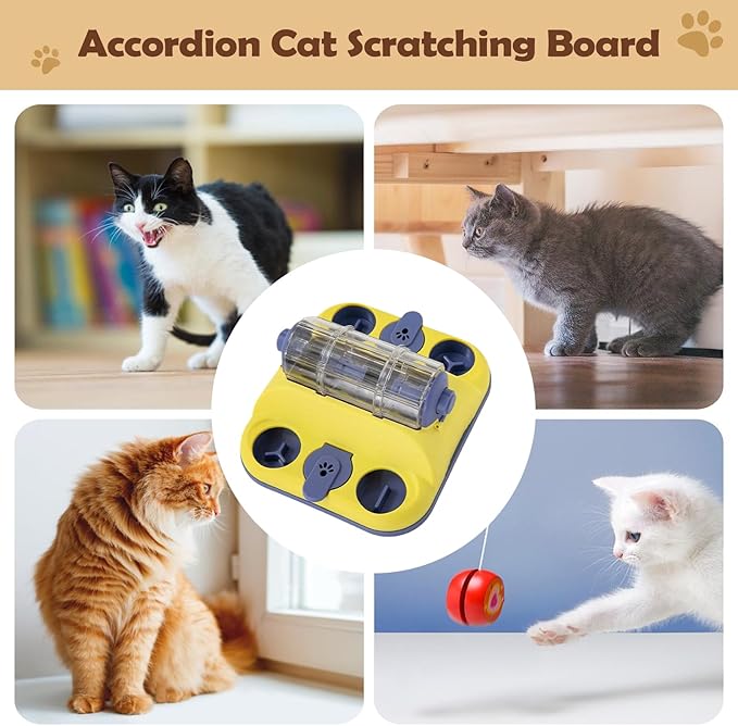 Dog Puzzle Toy - Treat Challenge, Interactive Feeding Game, Food Dispensing Fun Toy | for Small Medium Pet Cat Kitten Training Boredom Enrichment Mental Stimulation Busy Exercise Activity