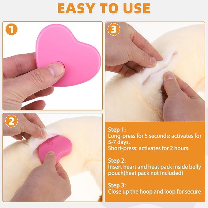 Heartbeat Puppy Calming Plush Toy — Anxiety Relief, Sleep Aid, Rechargeable