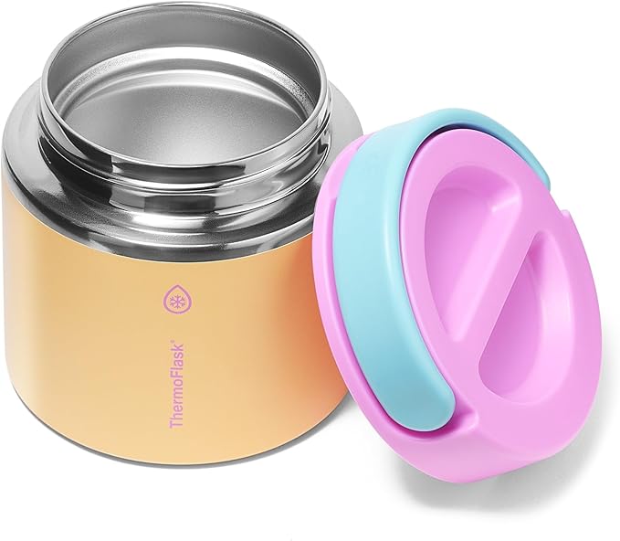 ThermoFlask 20 oz Double Wall Insulated Food Jar, Candy Oasis