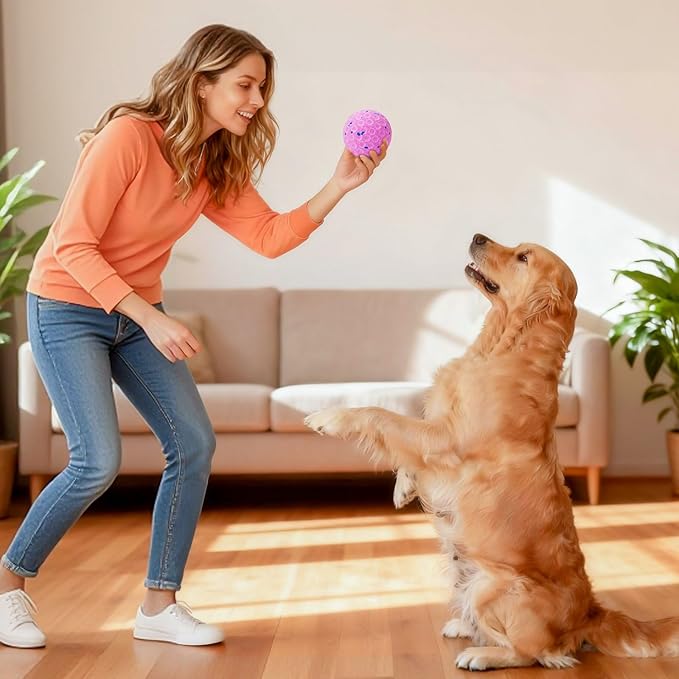 Interactive Dog Toys - Chew-Proof Dog Ball for Aggressive Chewers, Self-Moving Automatic Vibration with 3 Modes, IP54 Waterproof E-TPU, Ideal for Medium and Large Dogs