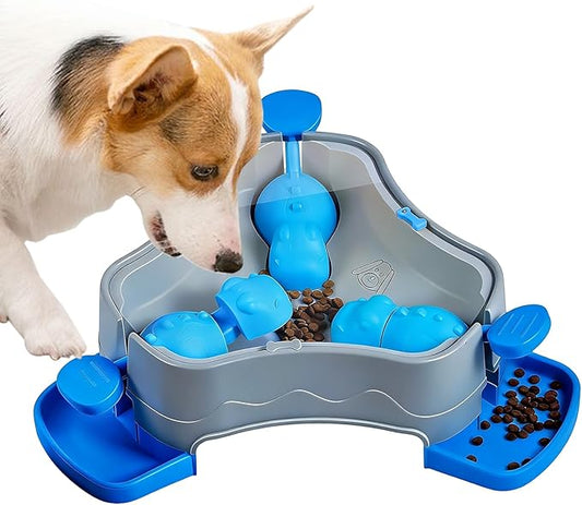 Interactive Dispensing Toy - Puzzle Dog Feeder, Treat Training with Slow Release, Puppy Enrichment with Durable Design, Pet Supplies Mental Stimulation, Indoor Entertainment for Busy Professionals