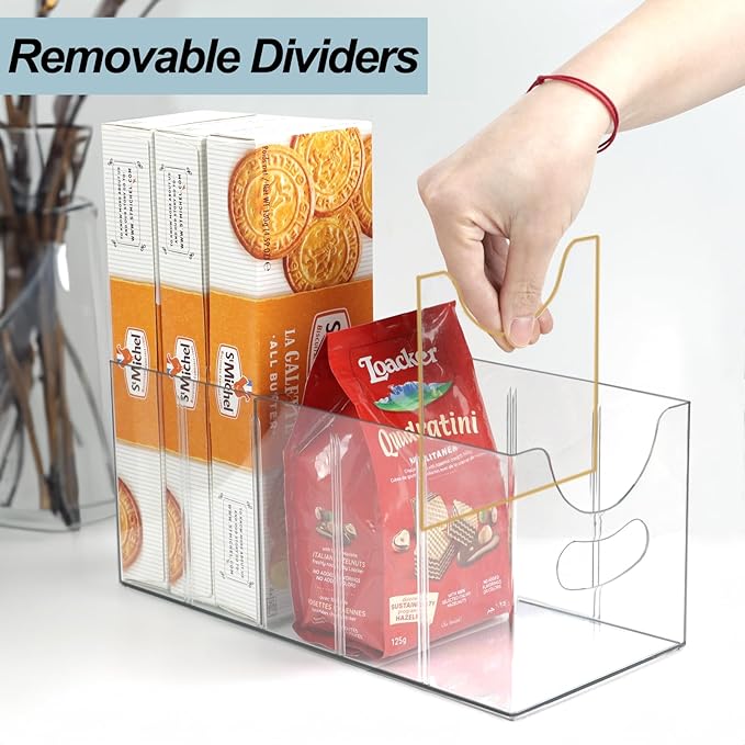 Acrylic Belt Organizer, Belt Storage Holder Purse Organizer for Closet, 5 Compartments Clear Plastic Display Case Pantry Kitchen Cabinet Organizers and Storage Seasoning Organizer