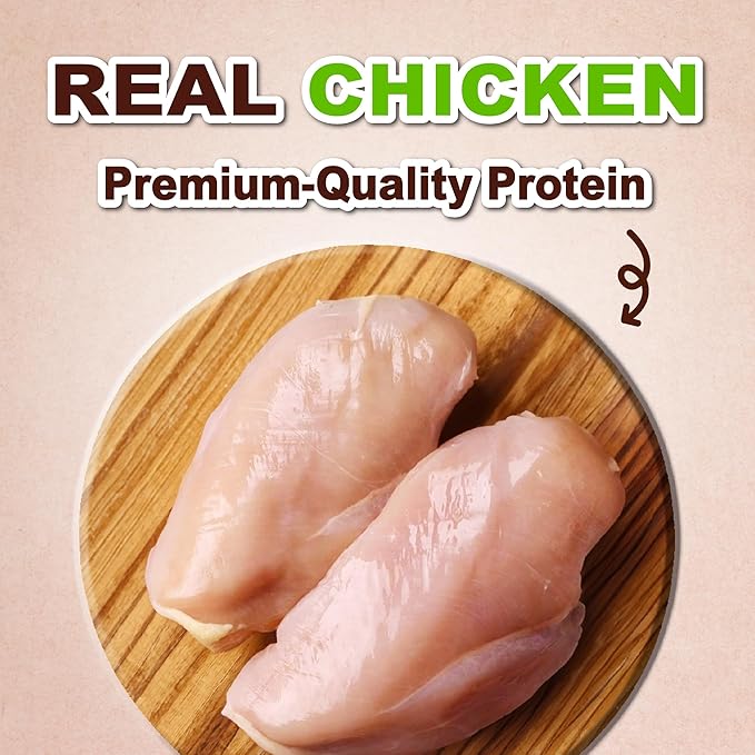 Afreschi Natural Soft Chicken Jerky Cuts 16 oz, Dog Treats, All Natural, Hypoallergenic & Grain-Free, High-Protein, Healthy & Easily Digestible, Soft Texture