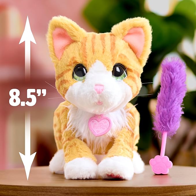 FurReal Bella The Biscuit-Making Kitty, 10 Inch Interactive Cat Toy, for Boys and Girls, Ages 4 and Up, Kids Toys for Ages 4 Up by Just Play