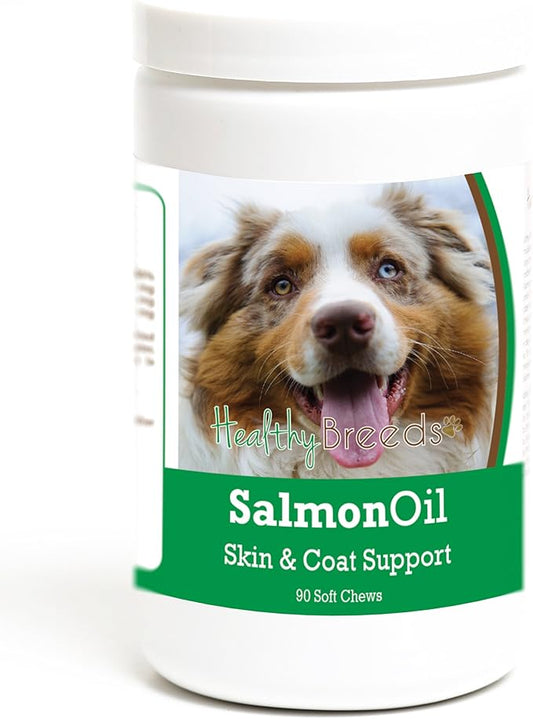Healthy Breeds Australian Shepherd Salmon Oil Soft Chews 90 Count