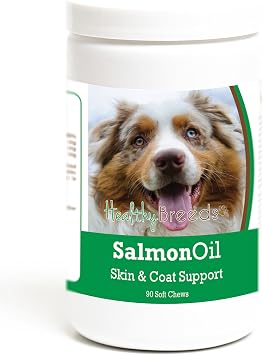 Healthy Breeds Australian Shepherd Salmon Oil Soft Chews 90 Count